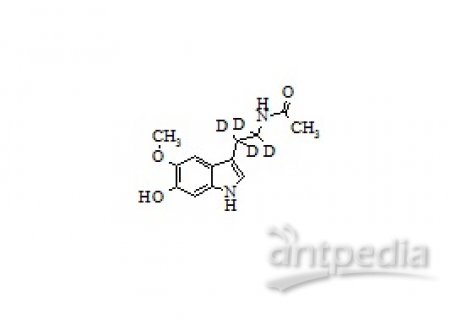 PUNYW24847440 6-Hydroxy Melatonin-d4