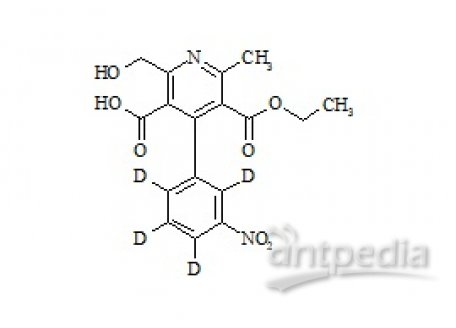 PUNYW24695101 5-Carboxy-6-Hydroxymethyl-Dehydronitrendipine-d4