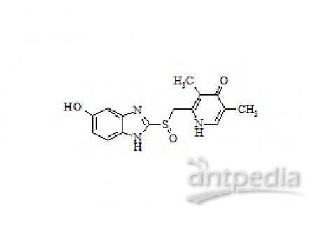 PUNYW6147322 Omeprazole Impurity (2-[[(5-hydroxy-1H-benzimidazol-2-yl)sulfinyl]methyl]-3,5-dimethy-l-4(1H)-pyridone)
