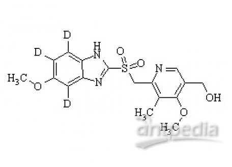 PUNYW6127486 5-Hydroxy Omeprazole-d3 Sulfone