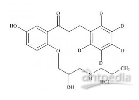 PUNYW14772364 5-Hydroxy Propafenone-d5 HCl