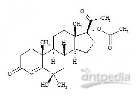 PUNYW5223355 6-beta-Hydroxy Medroxy Progesterone 17-Acetate
