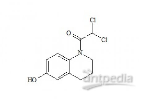 PUNYW27293207 Quinfamide Impurity 1 (1-(Dichloroacetyl)-1,2,3,4-Tetrahydro-6-Quinolinol)