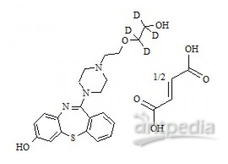 PUNYW7041569 7-Hydroxy Quetiapine-d4 Hemifumarate