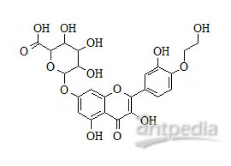 PUNYW21331435 Mono-4-Hydroxyethyl-Quercetin-Glucuronide