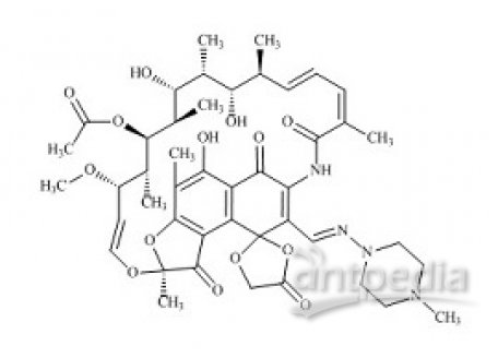 PUNYW18435414 4-Methylpiperazine-1-yl-imino Rifamycin O