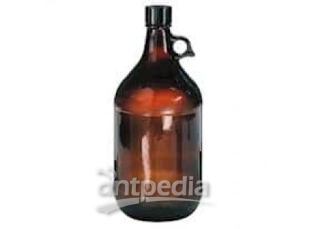 Cole-Parmer 预清洗 EPA 琥珀色窄口瓶, 4 升, 4 个/箱