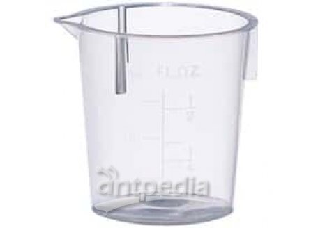 Cole-Parmer elements Plastic Beaker, Transparent Polypropylene, 400 mL, 50/pk