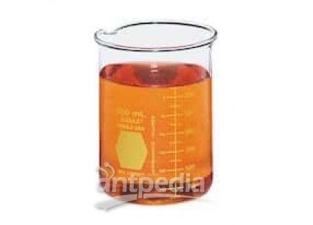 DWK Life Sciences (Kimble) 14000R-1000 red-coded Griffin beakers; 1000 mL, 6/cs