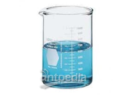 DWK Life Sciences (Kimble) 14005 600 Heavy-Duty Glass Beakers, double scale, 600 mL, 36/cs