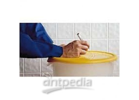 Rubbermaid 5725 YELLOW 5725, Yellow LDPE Lid for 63511-05/-07 and 63512-05/-07; 12/Pk