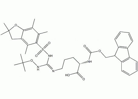 L831720-100mg (S)-Fmoc-2-amino-5-[(N’-Pbf-N’’-tert-butoxy)-guanidino]-pentanoicacid(S)-Fmoc-2-氨基-5-[(N