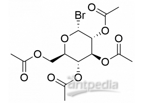 A819461-5g 乙酰溴-α-D-葡萄糖,98%,含1% CaCO3稳定剂