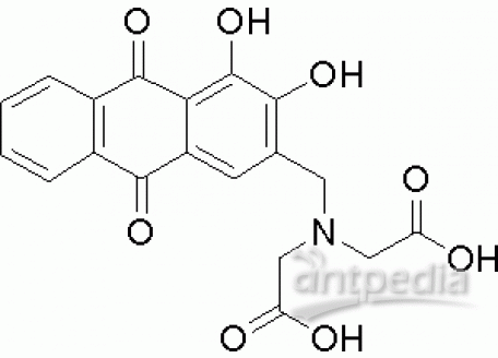 A800679-1g 1,2-二羟基蒽醌基-3-甲胺-N,N-二乙酸,高纯级,98%