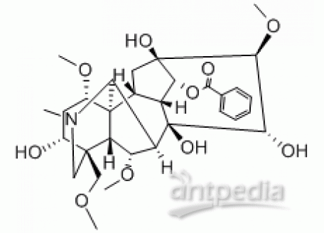 B823489-20mg 苯甲酰新乌头原碱,≥98%(HPLC)