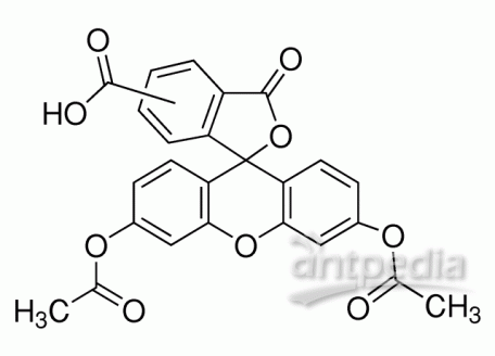 C804856-100mg 5(6)-羧基荧光素二乙酸酯,for fluorescence, ≥90.0% (HPLC)