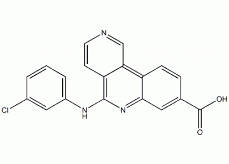 C833024-10mg 5-((3-氯苯基)胺)苯并-[c][2,6]萘啶-8-羧酸,≥98%