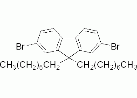D806562-5g 9,9-二辛基-2,7-二溴基芴,97%