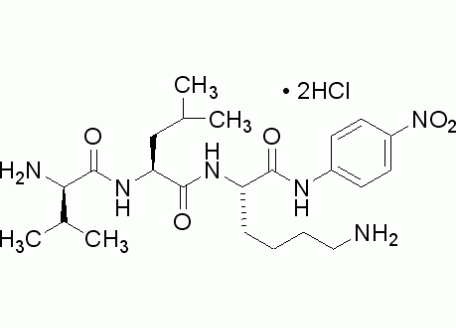 D820465-1mg D-缬氨酰-L-亮氨酰-L-赖氨酰-对-硝基苯胺二盐酸盐,98%