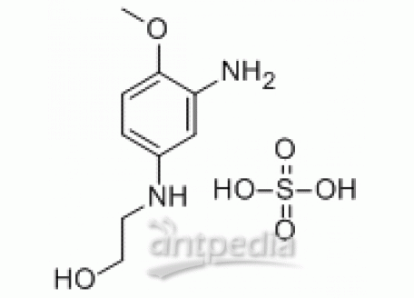 H843892-1g 2-氨基-4-N-(β-羟乙基)氨基苯甲醚硫酸盐,95%