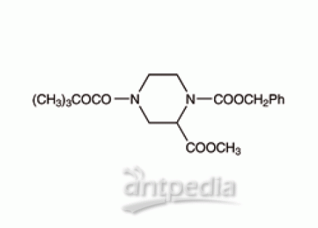 M814012-5g (+/-)-1-苄氧羰基-4-Boc-哌嗪-2-羧酸甲酯,97%