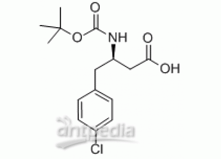 R843586-50mg (R)-N-叔丁氧羰基-3-氨基-4-(4-氯苯基)丁酸,97%