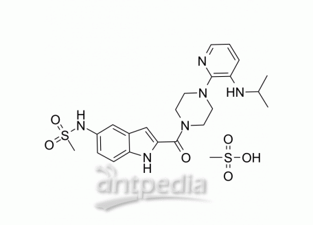 HY-10571A Delavirdine mesylate | MedChemExpress (MCE)