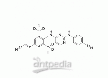 HY-10574S Rilpivirine-d6 | MedChemExpress (MCE)