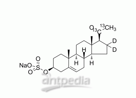 Pregnenolone monosulfate sodium-13C2,d2 | MedChemExpress (MCE)