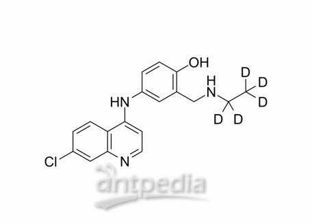 HY-128554S N-Desethyl amodiaquine-d5 | MedChemExpress (MCE)