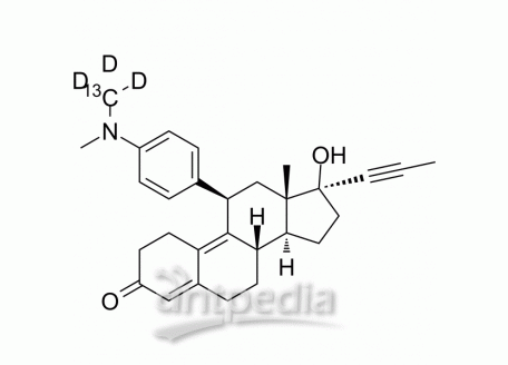 Mifepristone-13C,d3 | MedChemExpress (MCE)