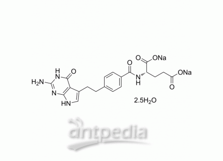 HY-13781 Pemetrexed disodium hemipenta hydrate | MedChemExpress (MCE)