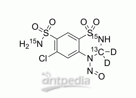 HY-144140S 4-Nitroso hydrochlorothiazide-13C,15N2,d2 | MedChemExpress (MCE)