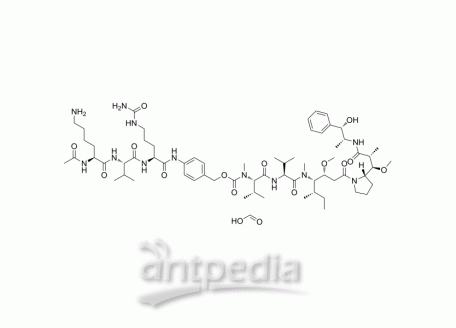 Ac-Lys-Val-Cit-PABC-MMAE formic | MedChemExpress (MCE)