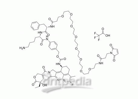 Mal-PEG8-Phe-Lys-PAB-Exatecan TFA | MedChemExpress (MCE)