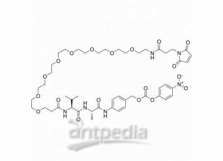 Mal-amide-PEG8-Val-Ala-PAB-PNP | MedChemExpress (MCE)