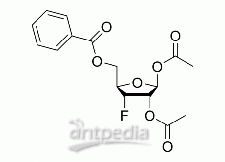 1,2-Di-O-acetyl-5-O-benzoyl-3-deoxy-3-fluoro-D-ribofuranose | MedChemExpress (MCE)