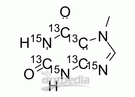 3-Methylxanthine-13C4,15N3 | MedChemExpress (MCE)