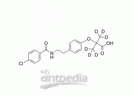HY-B0637S Bezafibrate-d6 | MedChemExpress (MCE)