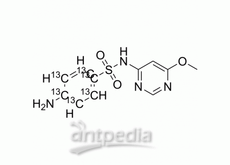 Sulfamonomethoxine-13C6 | MedChemExpress (MCE)