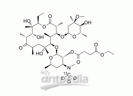 Erythromycin ethylsuccinate-13C,d3 | MedChemExpress (MCE)