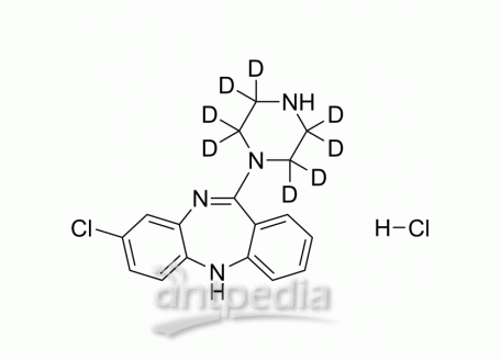 HY-G0021S1 N-Desmethylclozapine-d8 hydrochloride | MedChemExpress (MCE)