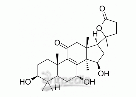 3β,7β,15β-Trihydroxy-11-oxo-lanosta-8-en-24→20 lactone | MedChemExpress (MCE)
