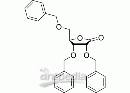 2,3,5-Tri-O-benzyl-D-ribono-1,4-lactone | MedChemExpress (MCE)