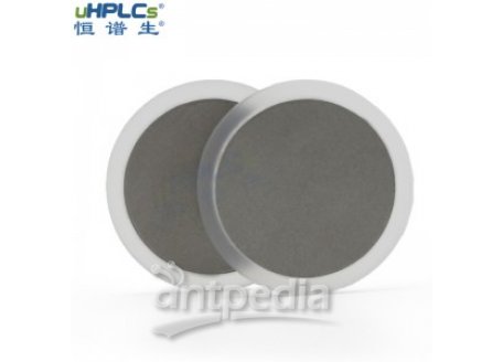 恒谱生HPLC在线过滤器PCTFE不锈钢筛板液相色谱滤膜，OD22.4*ID19.0*H1.6