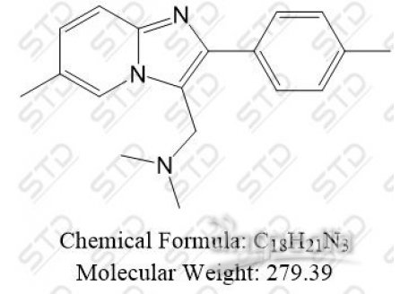 唑吡坦杂质71 106961-33-5 C18H21N3