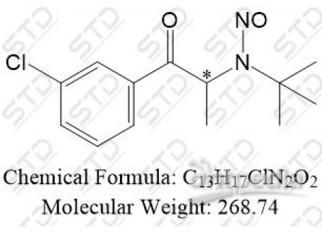 安非他酮杂质48 (N-亚硝基安非他酮) 2763780-10-3 C13H17ClN2O2