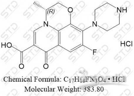 左氧氟沙星杂质29 盐酸盐 117707-39-8(free base) C17H18FN3O4 • HCl