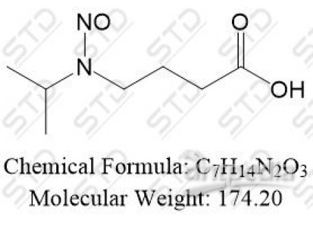 氨己烯酸杂质19 (N-亚硝基 N-异丙基-4-氨基丁酸) 2624122-60-5 C7H14N2O3