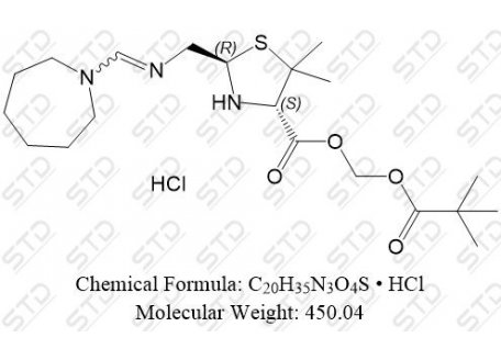 匹美西林杂质5 72584-26-0(free base) C20H35N3O4S • HCl